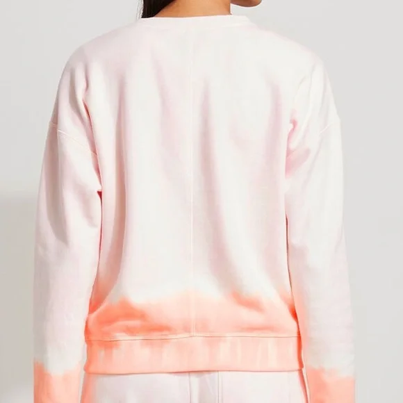 vineyard vines Dip Tie Dye Pink Crewneck - Picture 2 of 3